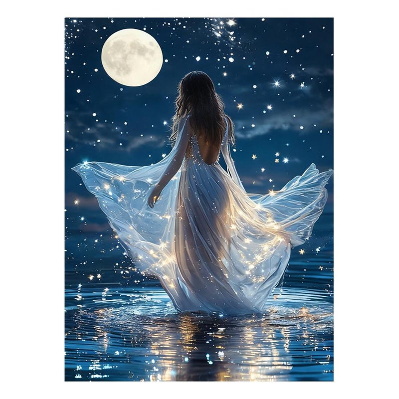 Cross-border e-commerce hot-selling 5D diamond mosaic painting, new handmade DIY luminous goddess series, diamond factory direct sales.